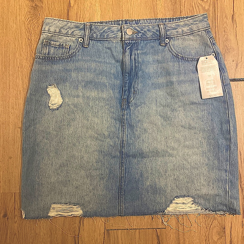 Denim Mini Skirt